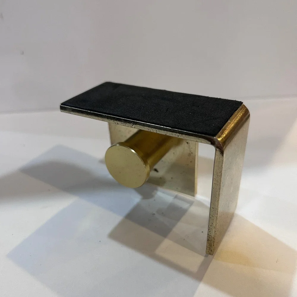 Brass Cabinet Door Hook Machinist / Woodworking Bench Stop or Jig‎ – Heavy Duty
